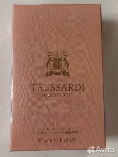 Туалетная вода trussardi rose женская новая