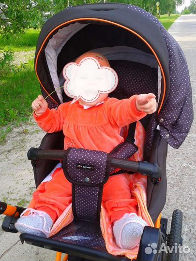 Коляска 2 в 1 Lonex Carroza