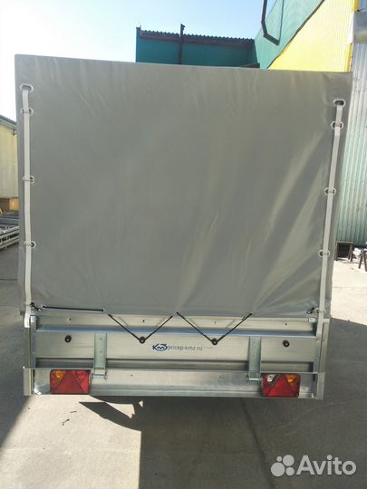 Прицеп 3,5*1,5 двухосный с тентом