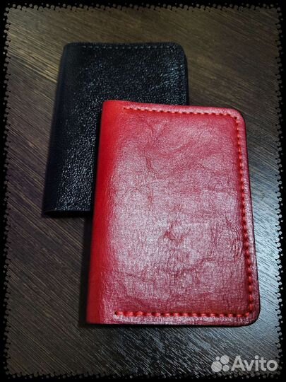 Обложка для автодокументов натуральная кожа
