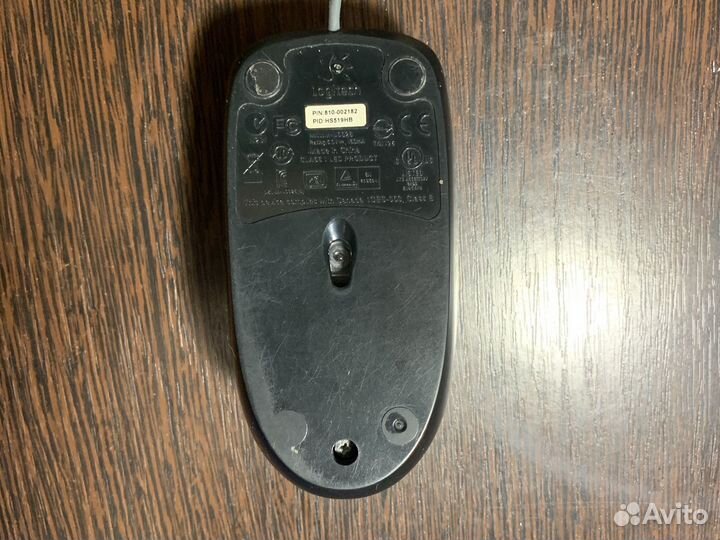 Мышь logitech b100 Черная