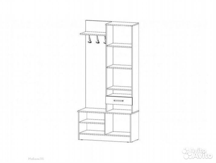 Прихожая Ривьера анкор светлый