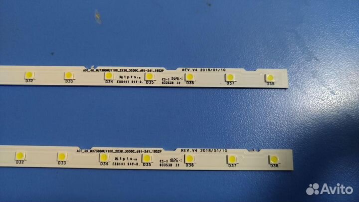 0024 Светодиоды подсветка Samsung UE49NU/RU