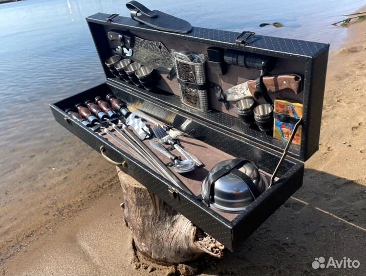 Шашлычный набор в кейсах/ чехлах