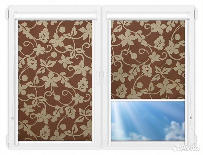 Рулонные шторы Шик