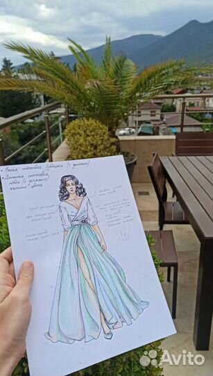 Эскизы одежды/Fashion- иллюстрация