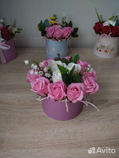 Букет цветов из мыла