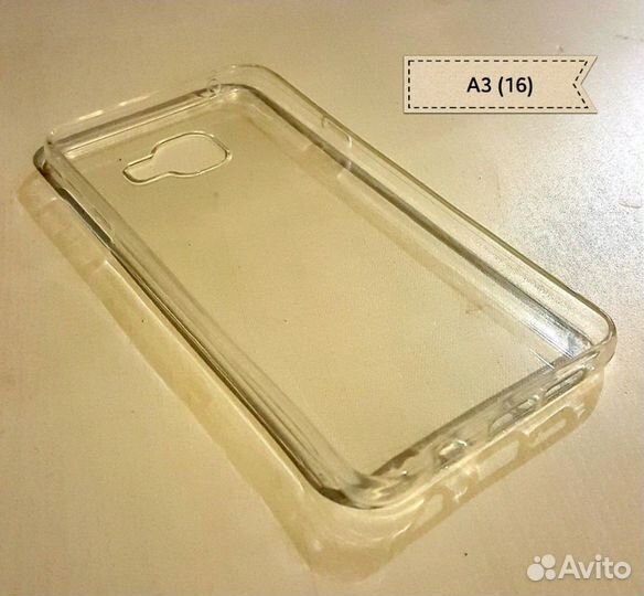 Силиконовый чехол на samsung A3 2016