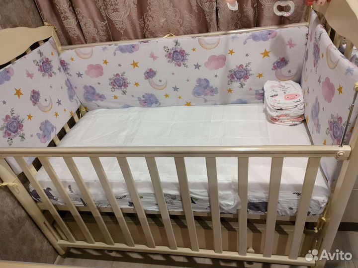 Детская кровать с 0 до 3х лет