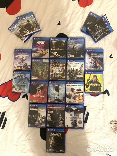 Диски игры для ps4