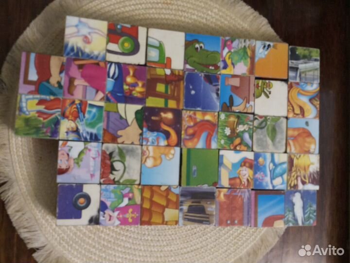 Кубики деревянные