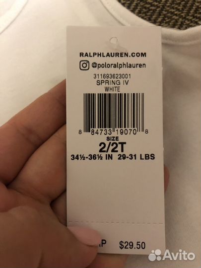 Топ Ralph Lauren новый