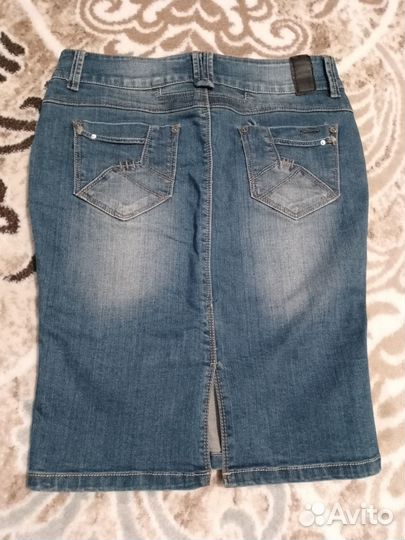Джинсовая юбка 27 размер