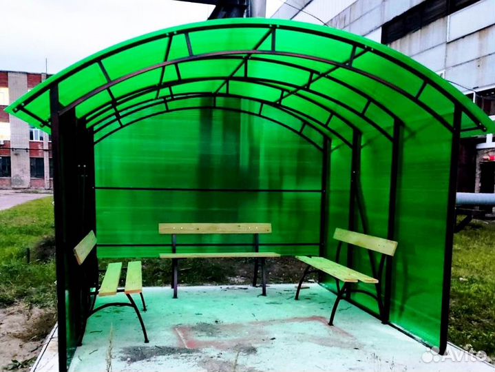 Навес курилка 