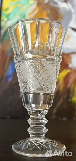 Рюмки лафитники хрусталь Дятьково СССР
