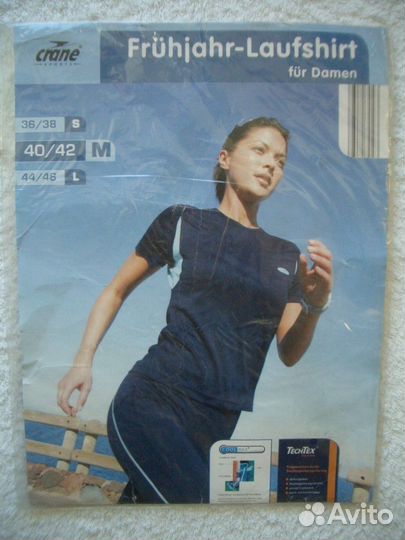 Футболка фитнес Crane Германия оригинал S/42/44