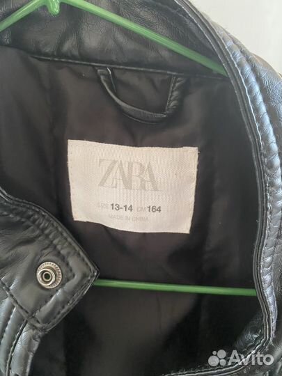 Кожаная куртка Zara