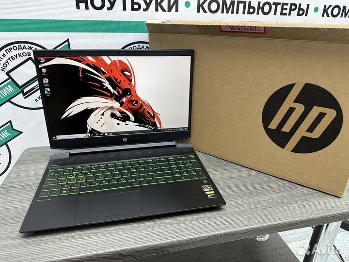 2022 HP 12 ядер Ryzen5 Geforce GTX 1650Ti DDR6 SSD