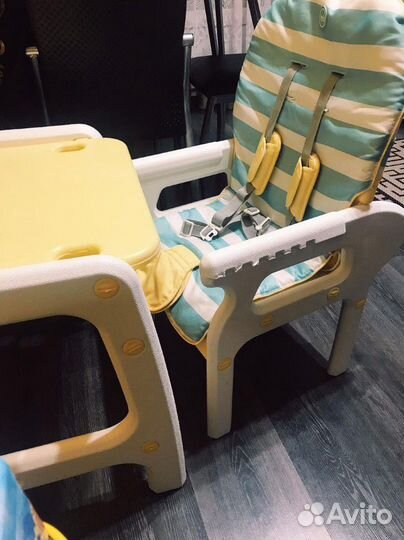 Стул детский для кормления happy baby oliver