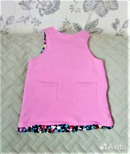 Летние платьица х\б р.86, носочки