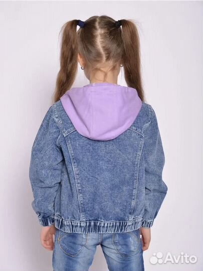 Куртка для девочки джинсовая