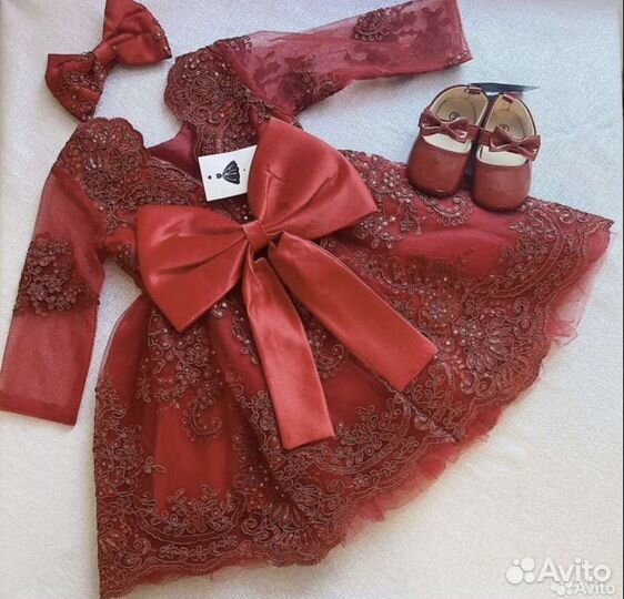Платье для девочки новое 80