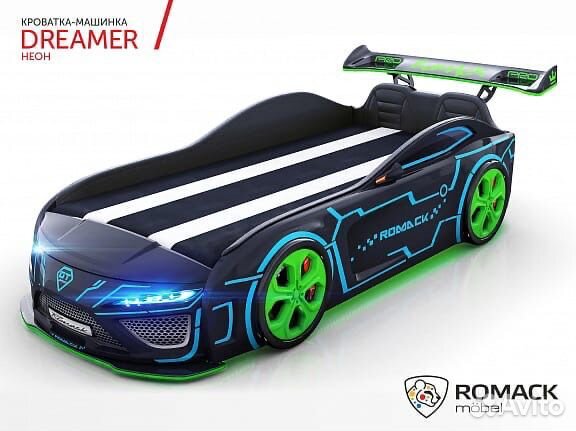 Кровать-машина 3D