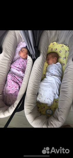 Коляска для двойни 2в1
