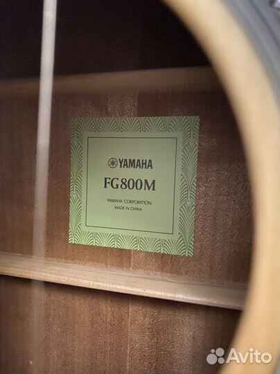 Акустическая гитара Yamaha FG800M