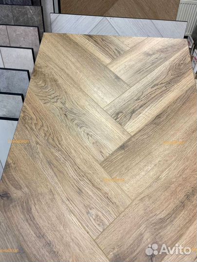 Кварцвиниловый ламинат елочка