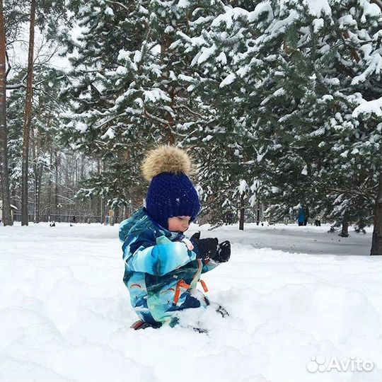 Шапка зимняя на 3-4года