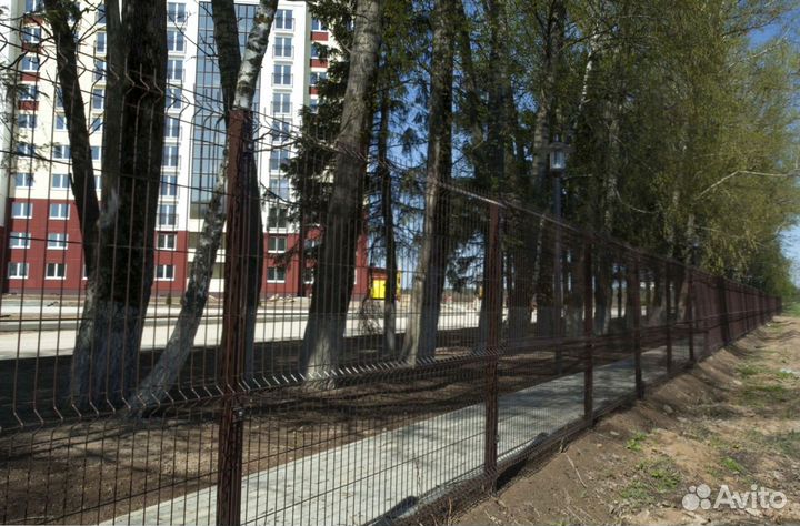 Забор из 3D сетки