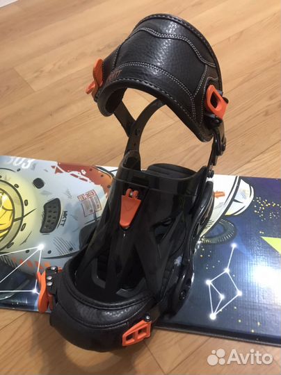 Сноуборда с креплениями