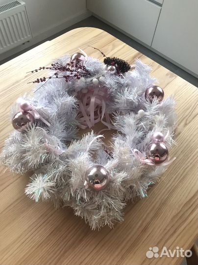 Венок новогодний икеа