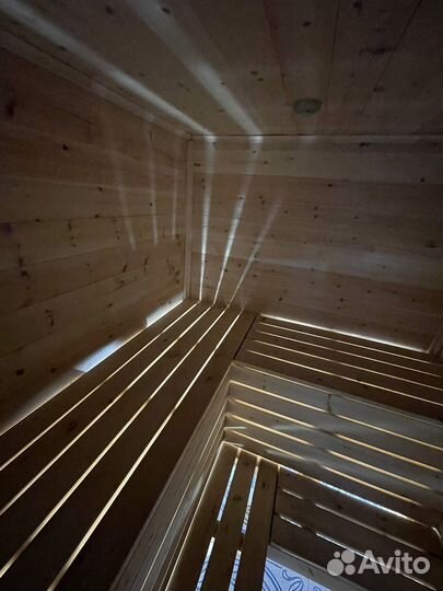 Сауна с теплым бассейном и жаркой парной