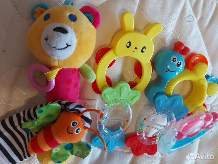 Погремушки Грызунки пакетом для малыша