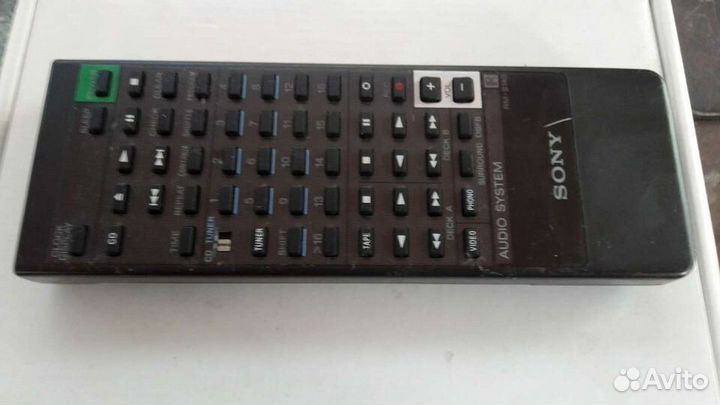 Пульты Sony tape, EQ, tuner, CD, MD, Phono. Ориг