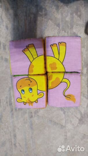 Кубики мягкие