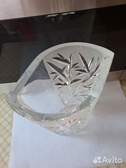 Лзхс Ваза Иней Смирнова Л.Д. хрусталь