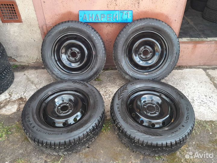 195/65 15 Nokian Nordman 7 Диски рено