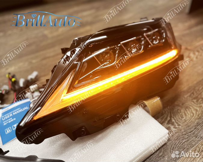 Светодиодные фары Lexus RX 3 2008-2015 стиль 2023