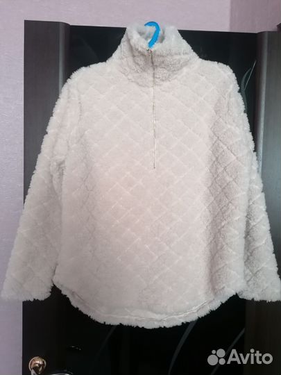 Кофта женская оверсайз теплая р. 46-52