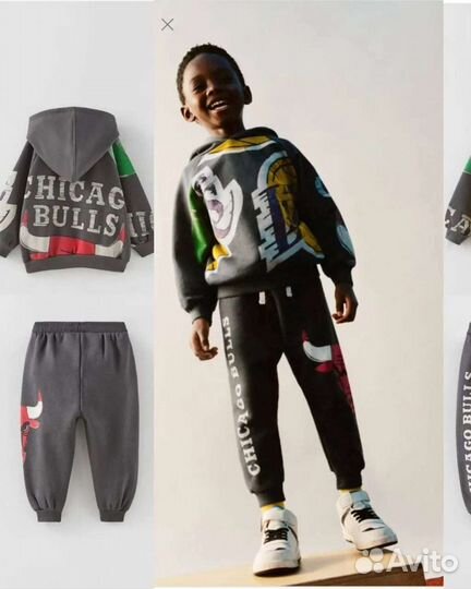 Спортивный костюм Zara, NBA, Chicago Bulls,92,104