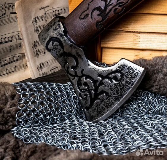 Топор Русич, сталь 60г