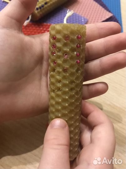 Свечи ручной работы из вощины