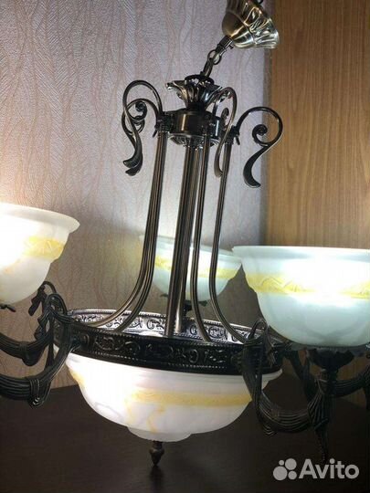 Люстра потолочная и бра бу