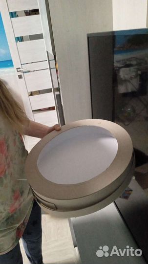 Коробка круглая до 65см