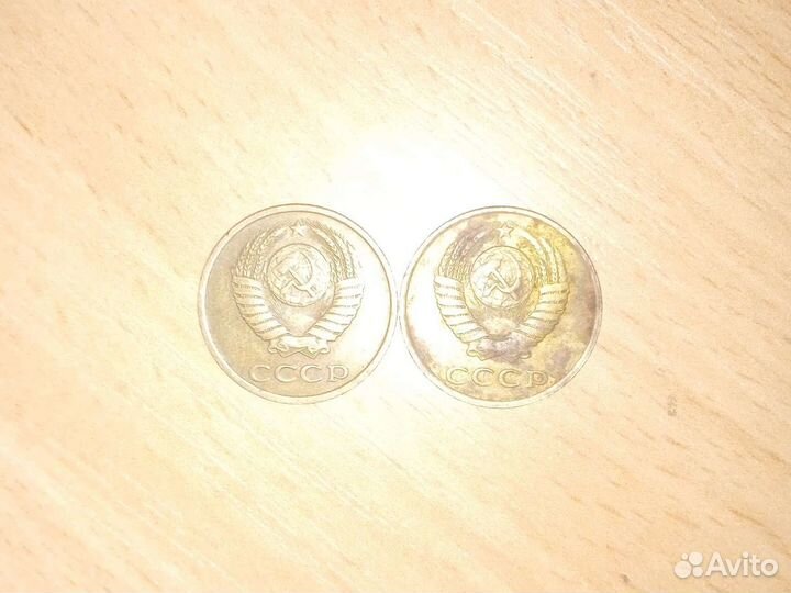 Монеты 1984 и 1989 года