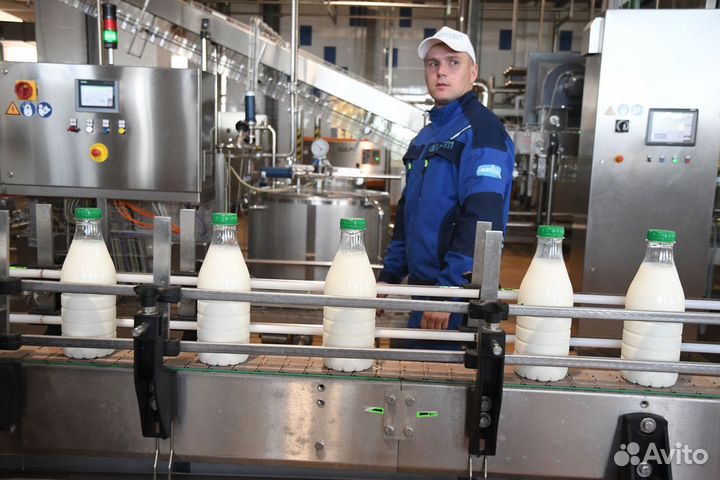 Оператор линии на производство молокозавод