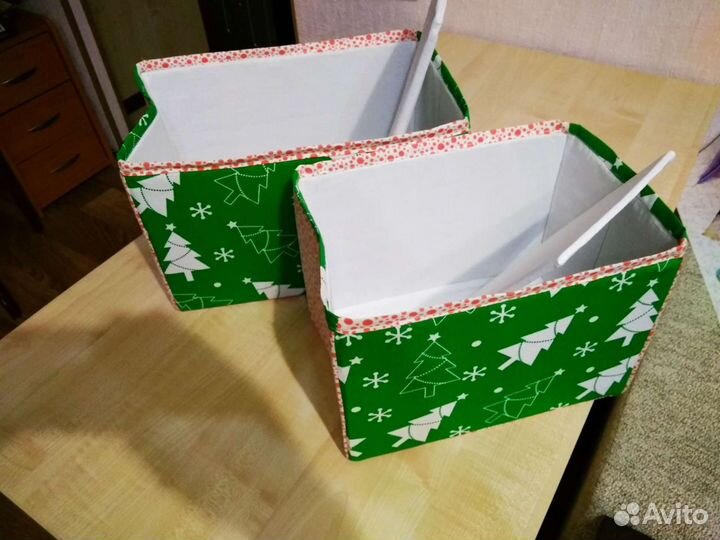 Складная тканевая коробка